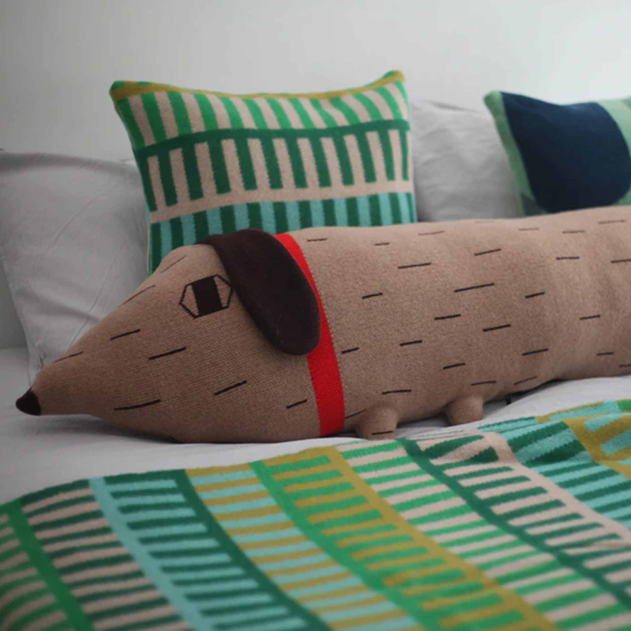 Shiel Cushion - Green